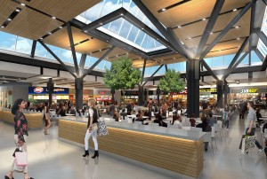 Plan for Woodgrove’s food court renovation via Ivanhoé Cambridge 